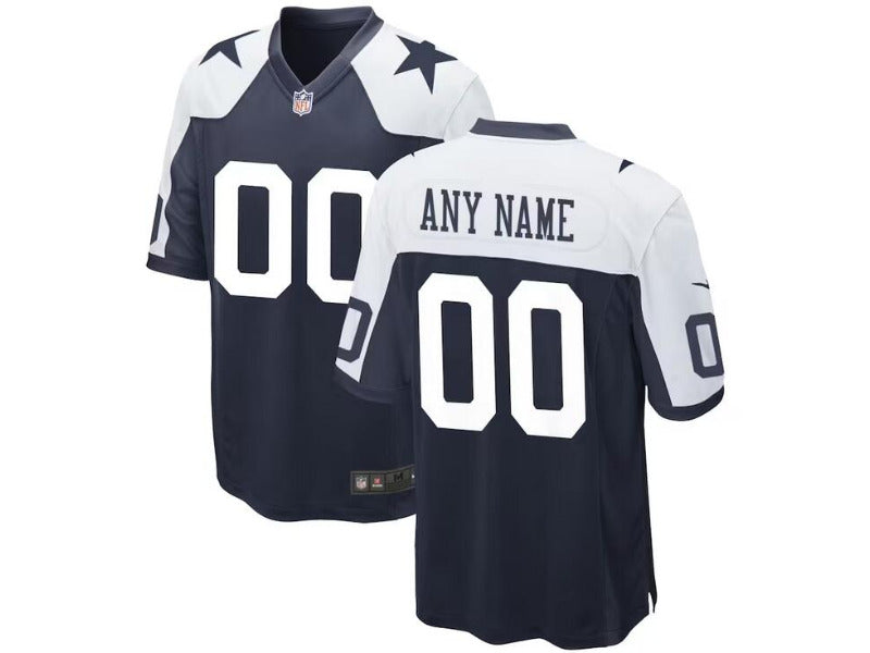 Adult Dallas Cowboys number and name custom Football Jerseys
