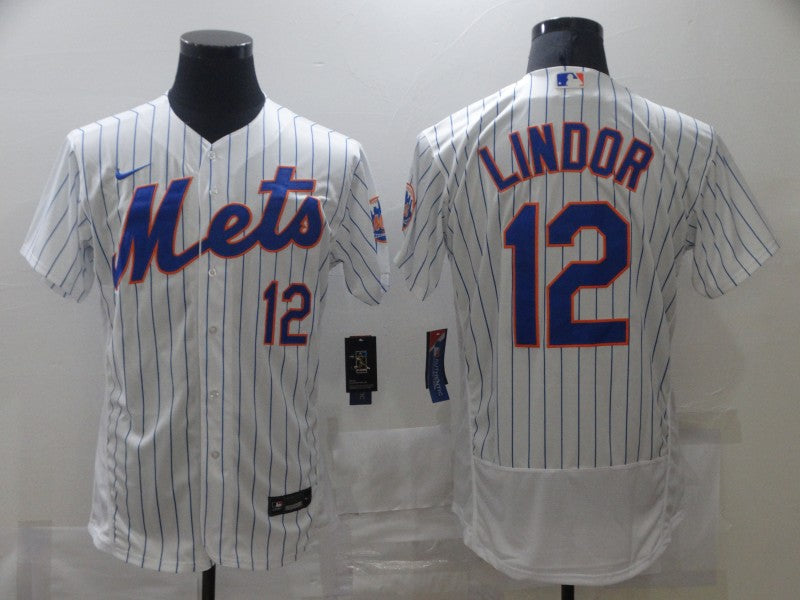 Men/Women/Youth New York Mets Francisco Lindor #12 baseball Jerseys