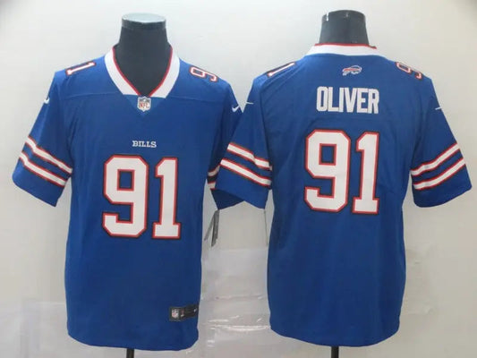 Adult Buffalo Bills Ed Oliver NO.91 Football Jerseys