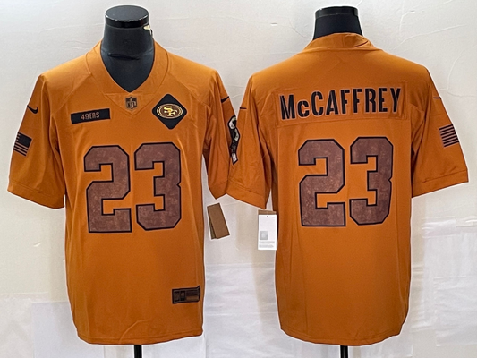 New arrival Adult San Francisco 49ers Christian McCaffrey NO.23 Football Jerseys
