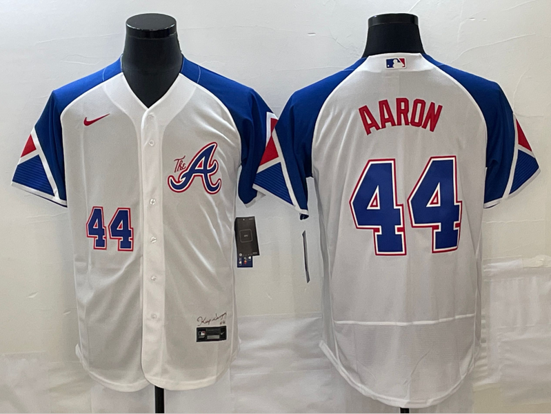 Men/Women/Youth Atlanta Braves Hank Aaron #44 baseball Jerseys