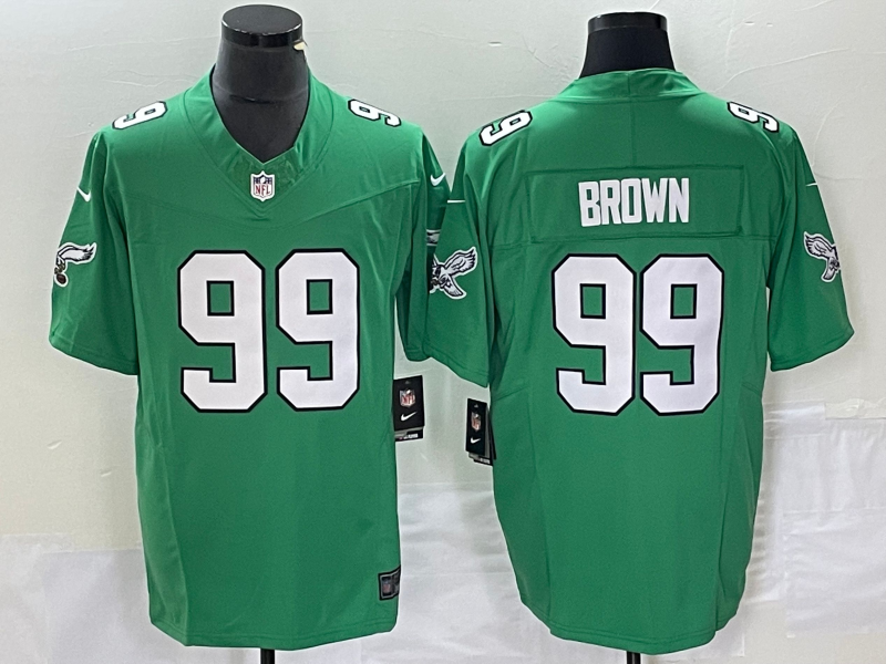 Adult 2023-2024 season Philadelphia Eagles Jerome Brown NO.99 Football Jerseys