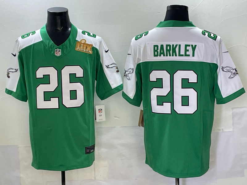 NEW Adult Philadelphia Eagles Saquon Barkley NO.26 Football Jerseys