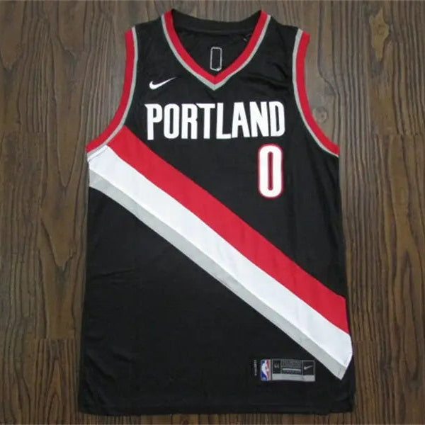 Portland Trail Blazers Damian Lillard NO.0 Basketball Jersey