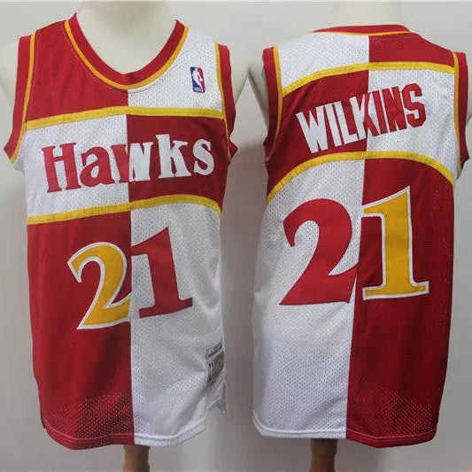 Atlanta Hawks Dominique Wilkins NO.21 Basketball Jersey