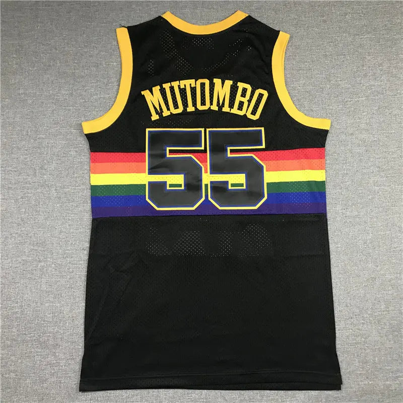 Denver Nuggets Mutombo NO.55 Basketball Jersey
