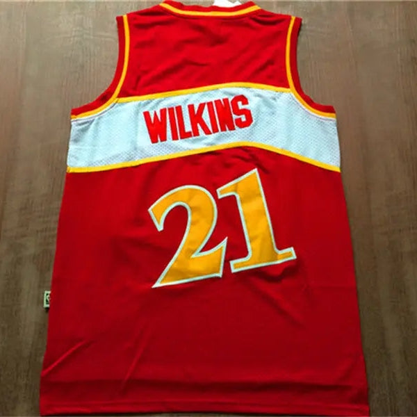 Atlanta Hawks Dominique Wilkins NO.21 Basketball Jersey