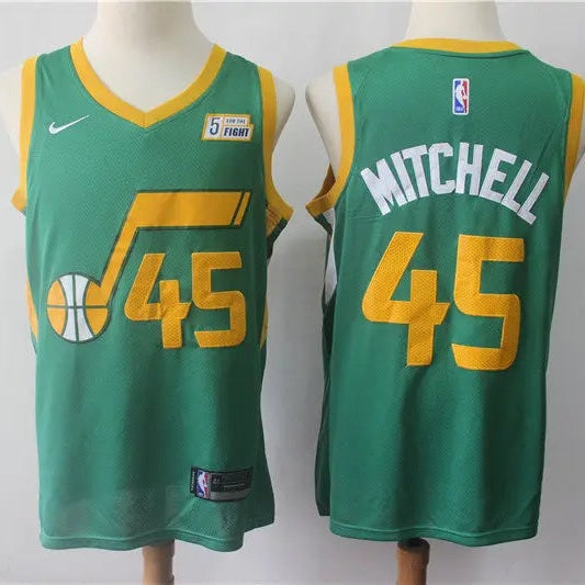 Utah Jazz Donovan Mitchell NO.45 Basketball Jersey