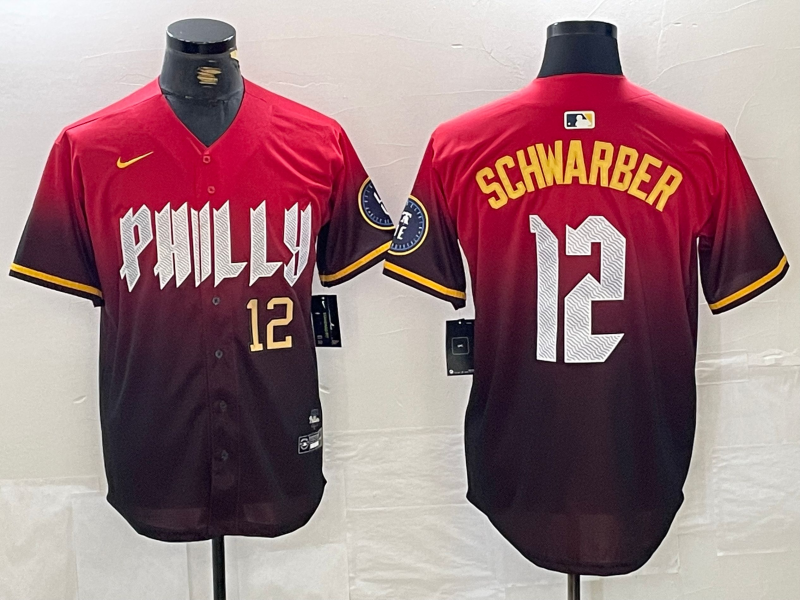 Men/Women/Youth Philadelphia Phillies Kyle Schwarber #12 baseball Jerseys