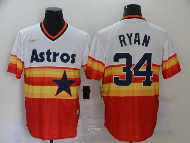 Men/Women/Youth Houston Astros Nolan Ryan #34 baseball Jerseys