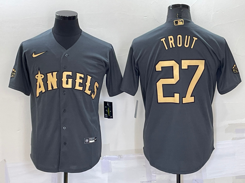 Men/Women/Youth Los Angeles Angels Mike Trout #27 baseball Jerseys