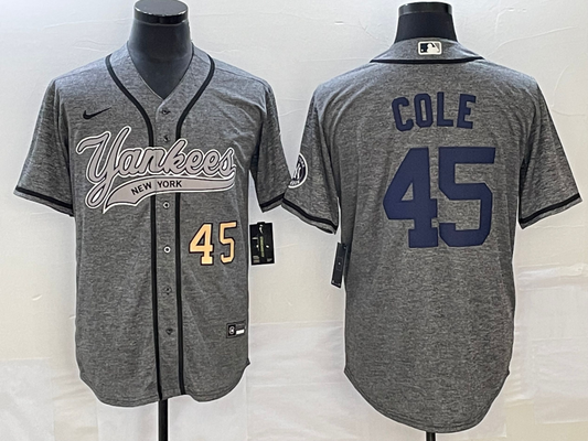 Men/Women/Youth New York Yankees Gerrit Cole NO.45 baseball Jerseys
