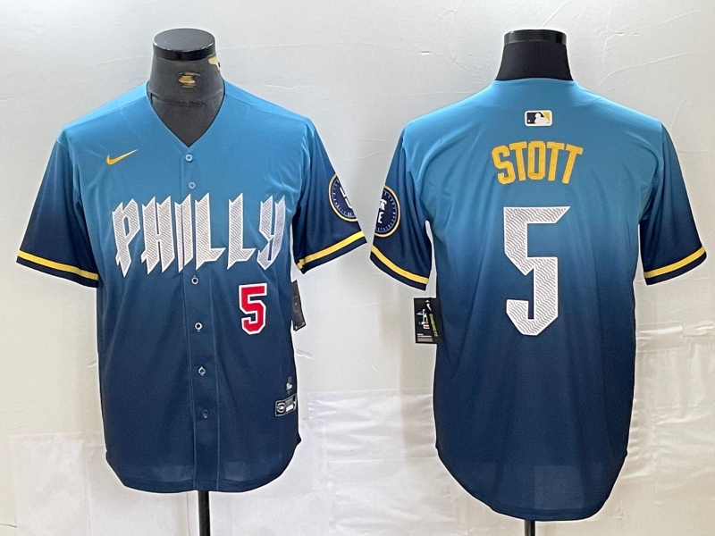 Men/Women/Youth Philadelphia Phillies Bryson Stott #5 baseball Jerseys
