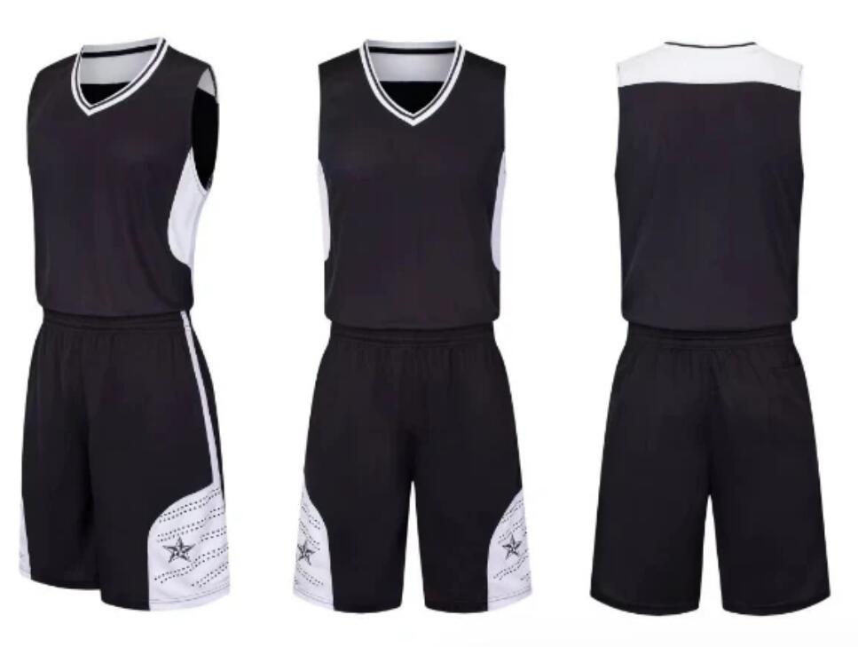 men/women/kids Blank black custom uniform top