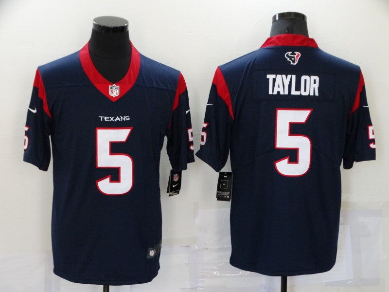 Adult Houston Texans Tyrod Taylor NO.5 Football Jerseys