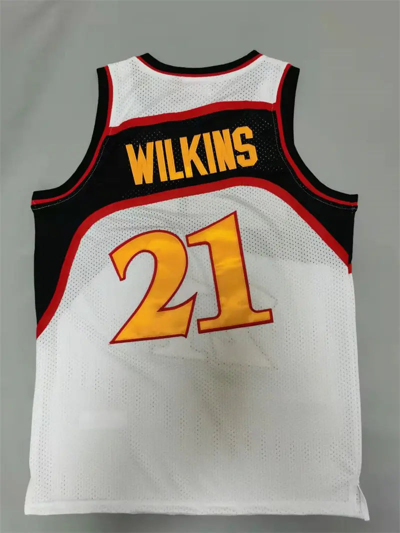 Atlanta Hawks Dominique Wilkins NO.21 Basketball Jersey