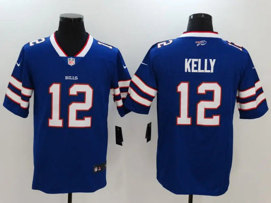 Adult Buffalo Bills James Kelly NO.12 Football Jerseys