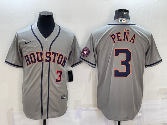 Men/Women/Youth Houston Astros Jeremy Peña #3 baseball Jerseys
