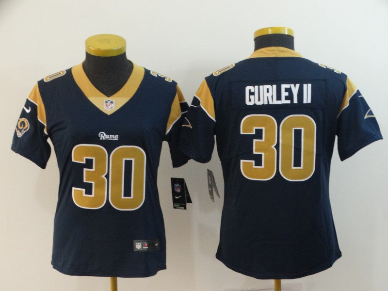 Women's Los Angeles Rams Todd Gurley NO.30 Football Jerseys