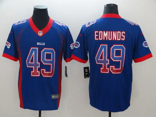 Adult Buffalo Bills Tremaine Edmunds NO.49 Football Jerseys