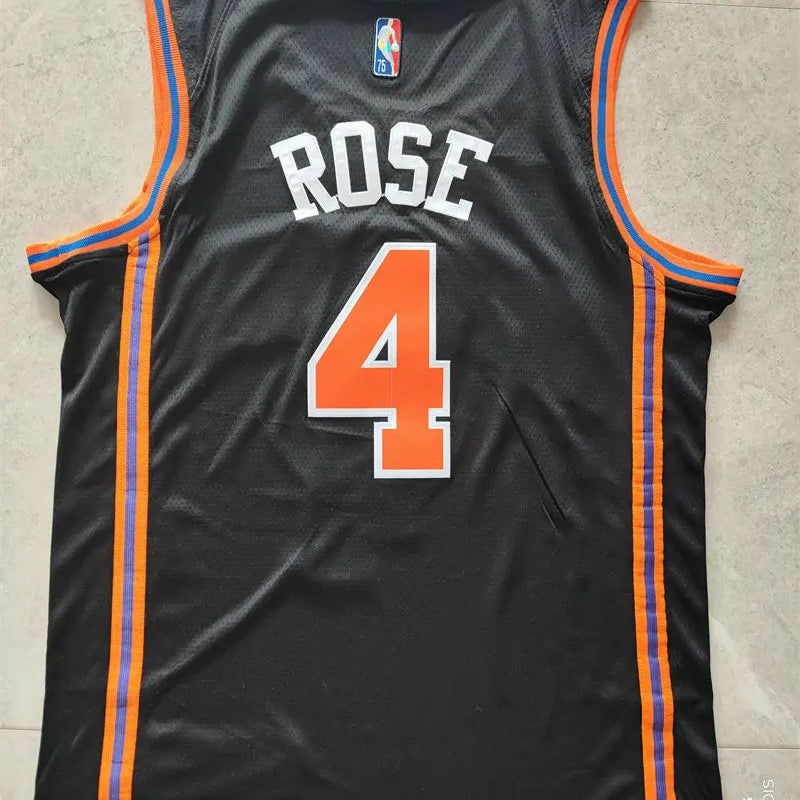 New York Knicks Rose NO.4 Basketball Jersey