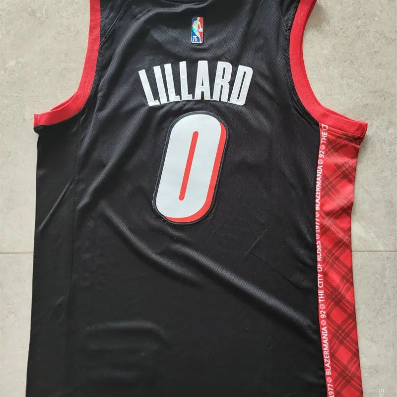 Portland Trail Blazers Damian Lillard NO.0 Basketball Jersey