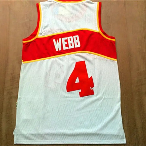 Atlanta Hawks Spud Webb NO.4 Basketball Jersey