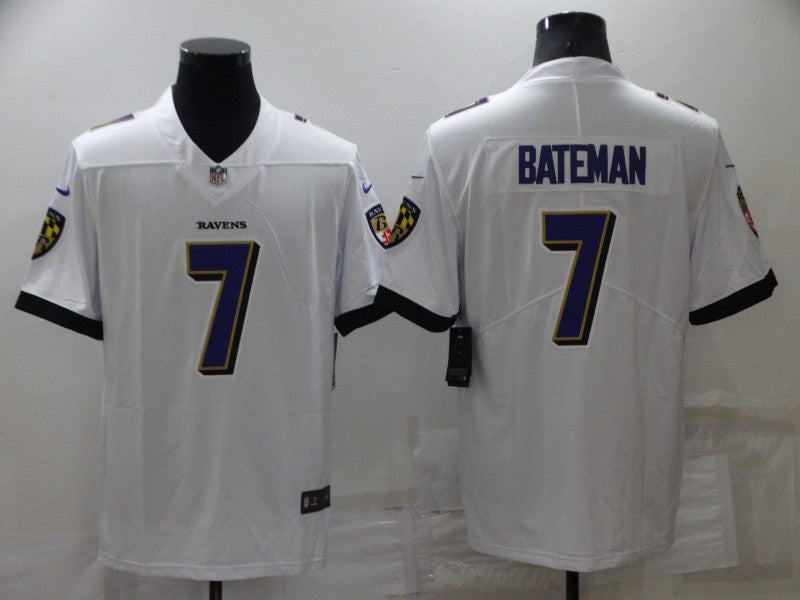 Adult Baltimore Ravens Rashod Bateman NO.7 Football Jerseys