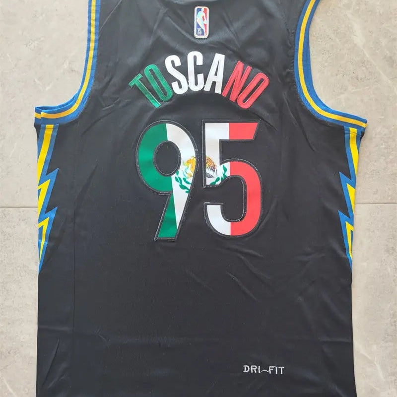 Golden State Warriors Toscano NO.95 Basketball Jersey