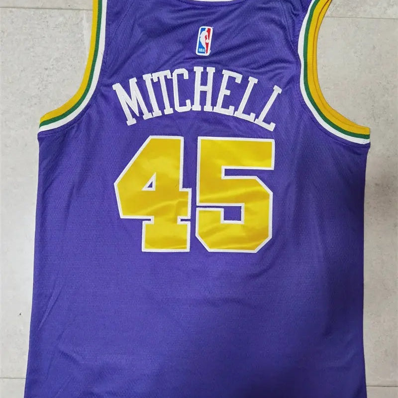 Utah Jazz Donovan Mitchell NO.45 Basketball Jersey