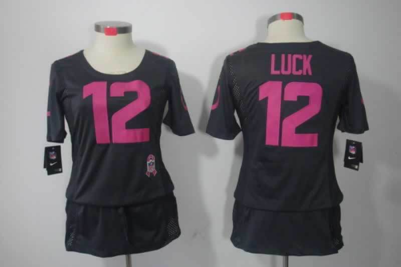 Women Indianapolis Colts Andrew Luck NO.12 Football Jerseys