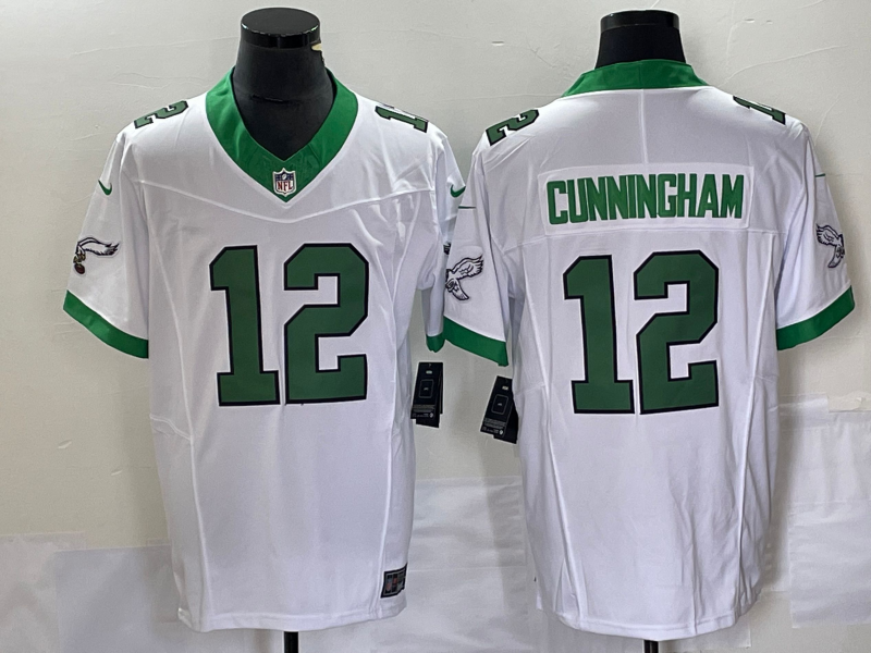Adult 2023-2024 season Philadelphia Eagles Randall Cunningham NO.12 Football Jerseys