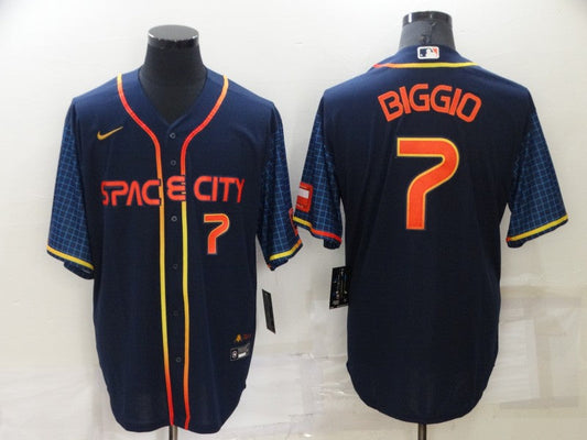 Men/Women/Youth Houston Astros Craig Biggio #7 baseball Jerseys