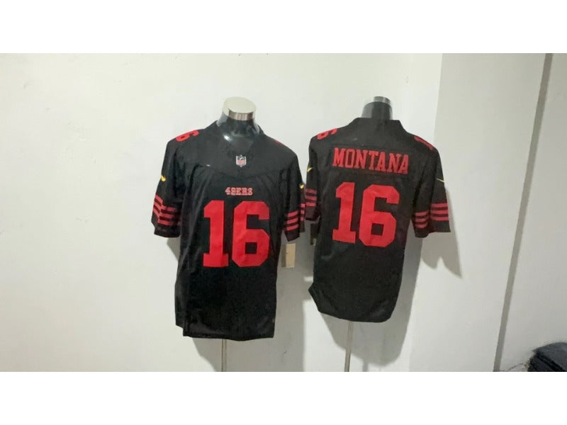 Adult San Francisco 49ers Joe Montana NO.16 Football Jerseys