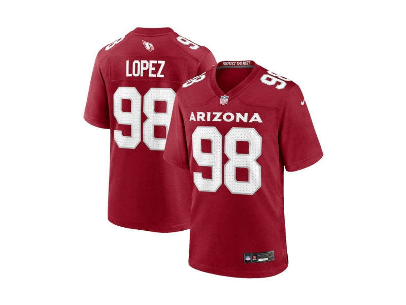 New Season Adult Arizona Cardinals Roy Lopez NO.98 Football Jerseys