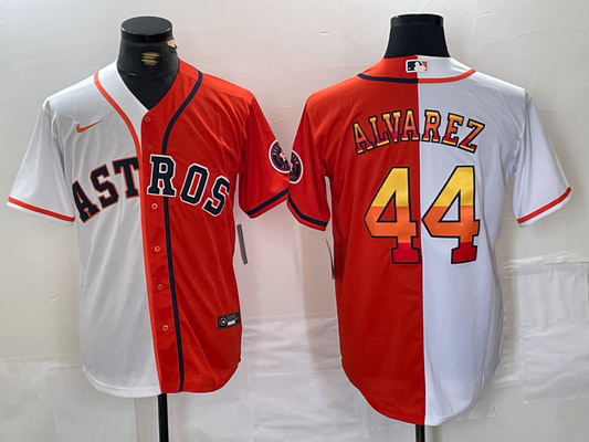 Men/Women/Youth Houston Astros Yordan Alvarez #44 baseball Jerseys
