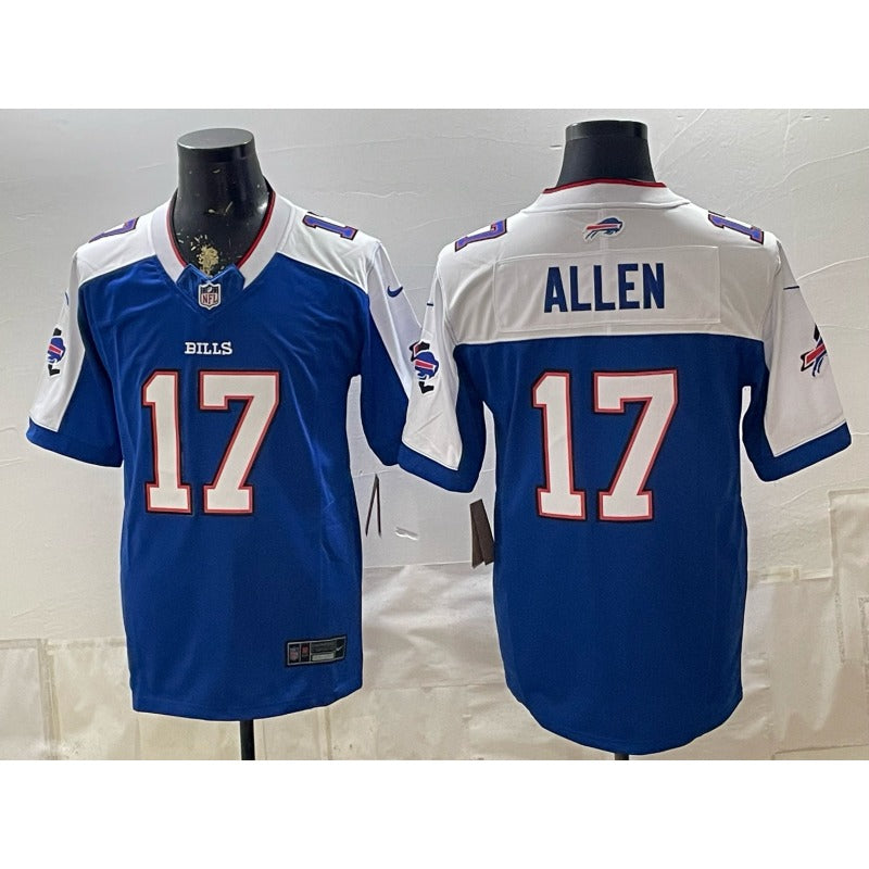 New arrival Adult Buffalo Bills Josh Allen NO.17 Football Jerseys thanks giving version