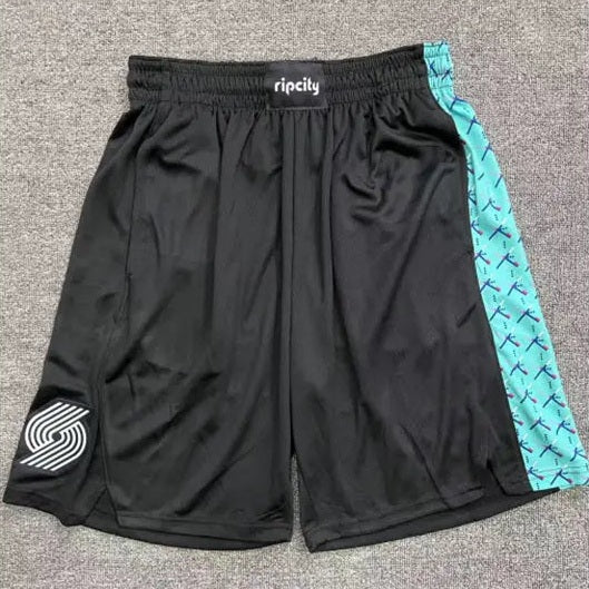 Portland Trail Blazers Black Basketball Shorts