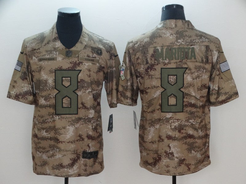 Adult Tennessee Titans Marcus Mariota NO.8 Football Jerseys