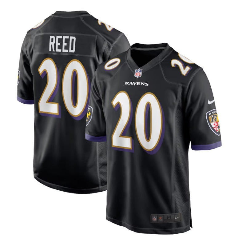 New Season Adult Baltimore Ravens Ed Reed NO.20 Football Jerseys