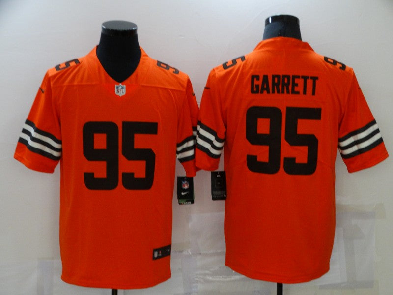 Adult Cleveland Browns Marcus Garrett NO.95 Football Jerseys