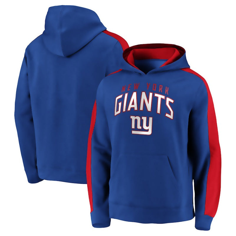 men/women/kids New York Giants Blue Football Hoodies