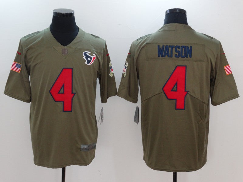 Adult Houston Texans Deshaun Watson NO.4 Football Jerseys
