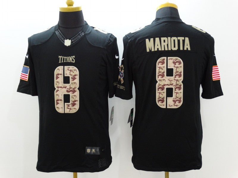 Adult Tennessee Titans Marcus Mariota NO.8 Football Jerseys