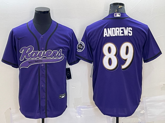 Adult Baltimore Ravens Mark Andrews NO.89 Football Jerseys