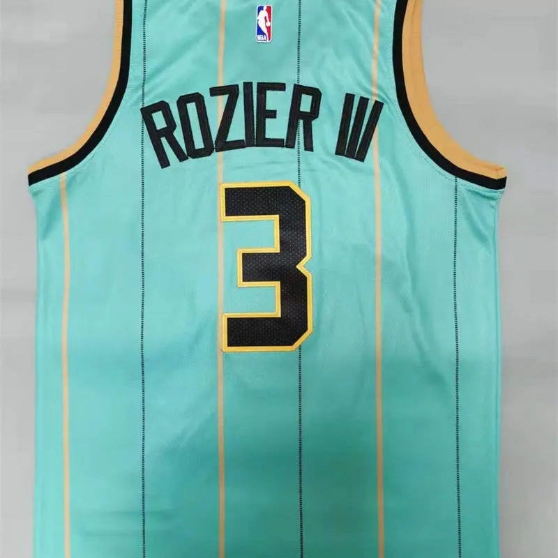 Charlotte Hornets Terry Rozier W NO.3 Basketball Jersey