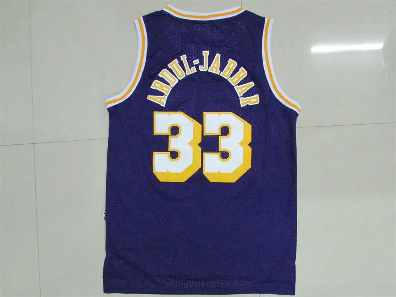Los Angeles Lakers Kareem Abdul-Jabbar NO.33 Basketball Jersey