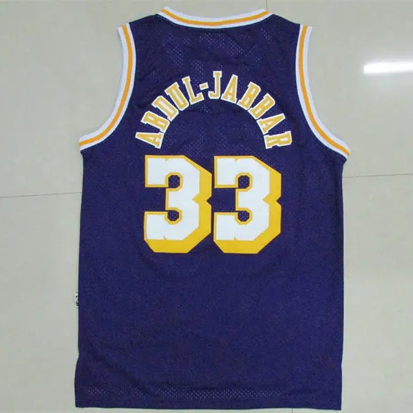 Los Angeles Lakers Kareem Abdul-Jabbar NO.33 Basketball Jersey
