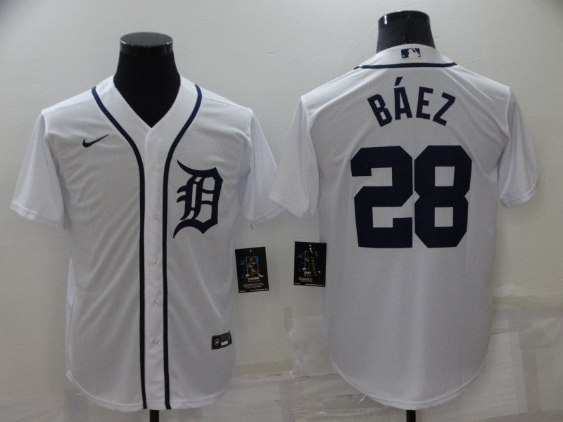 Men/Women/Youth Detroit Tigers Javier Báez NO.28 baseball Jerseys