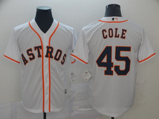 Men/Women/Youth Houston Astros Gerrit Cole #45 baseball Jerseys